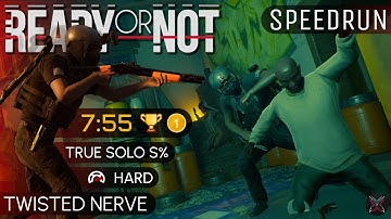 Ready Or Not | 213 Park Homes | Speedrun 7:55 🥇[WR] | True Solo | S% | Hard | 4K