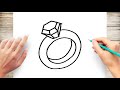 How To Draw A Ring Step By Step 
