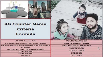 4G(LTE) & VoLTE Counters_OPTIMIZER LEVEL