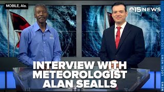NBC 15 Chief Meteorologist Thomas Geboy interviews Meteorologist Alan Sealls - WPMI NBC 15