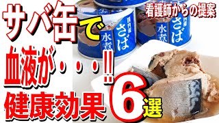 「血液サラサラに！」サバ缶の健康効果６選！！看護師からの提案！【雑パラ】