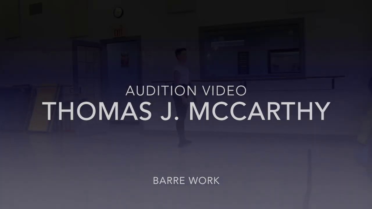 Video Audition Thomas J McCarthy 14 years old - YouTube