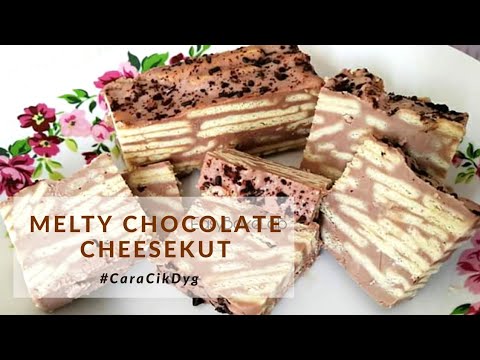 MELTY CHOCOLATE CHEESEKUT #CaraCikDyg - YouTube