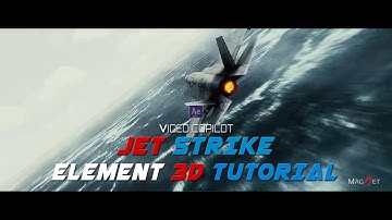 Video Copilot JET STRIKE Tutorial ll Element 3D ll After Effect