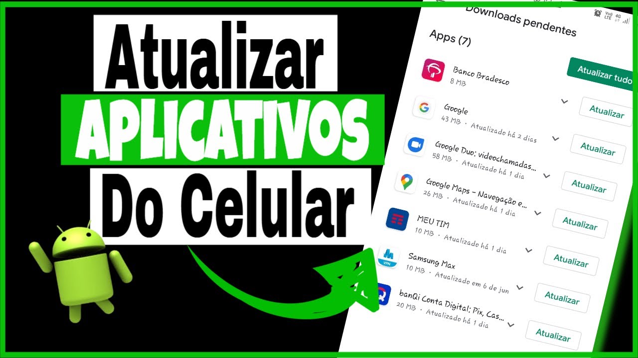 Como atualizar todos os apps Android automaticamente - YouTube