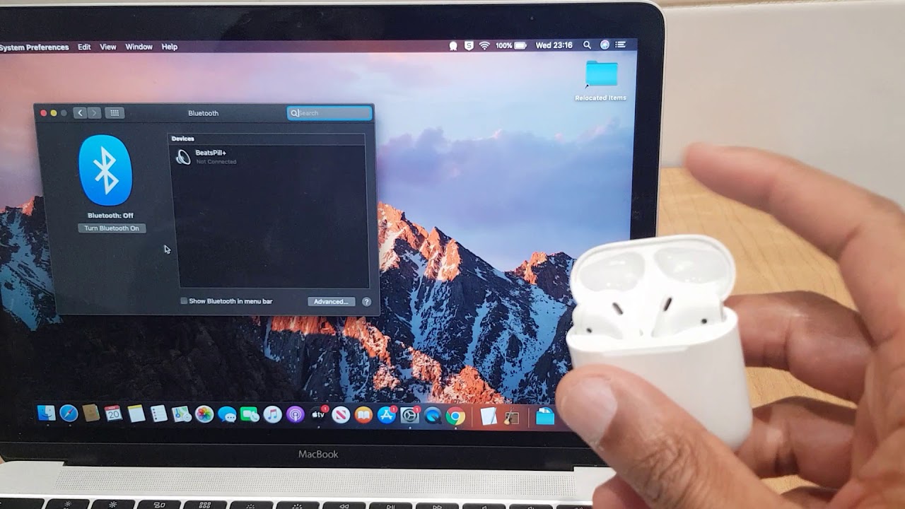 barm pulver gammelklog Connect Airpods to Macbook - How To - YouTube