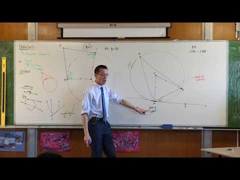 Tangents of Circles (4 of 4: Angle in the alternate segment)