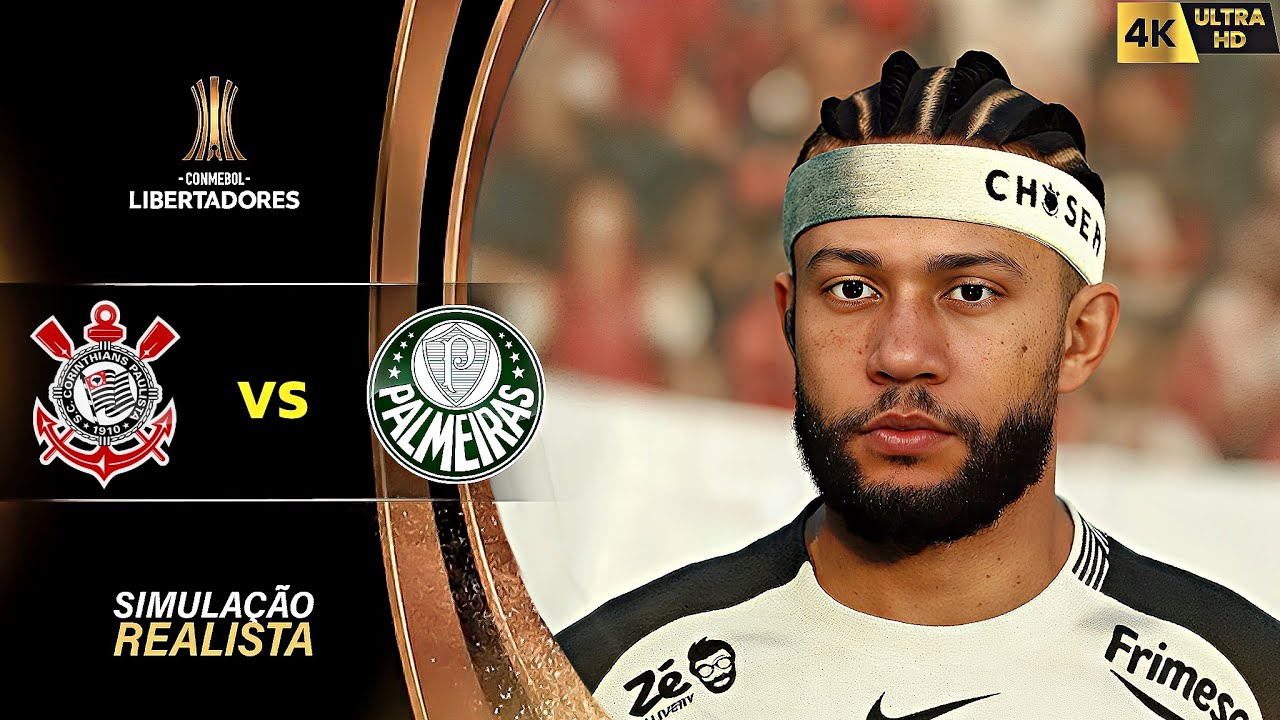 Corinthians vs Palmeiras | Final da Libertadores 2026 | Simulação 4K60FPS | EFootball Pes 2021.