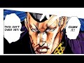 Josuke vs. Okuyasu manga version with anime audio