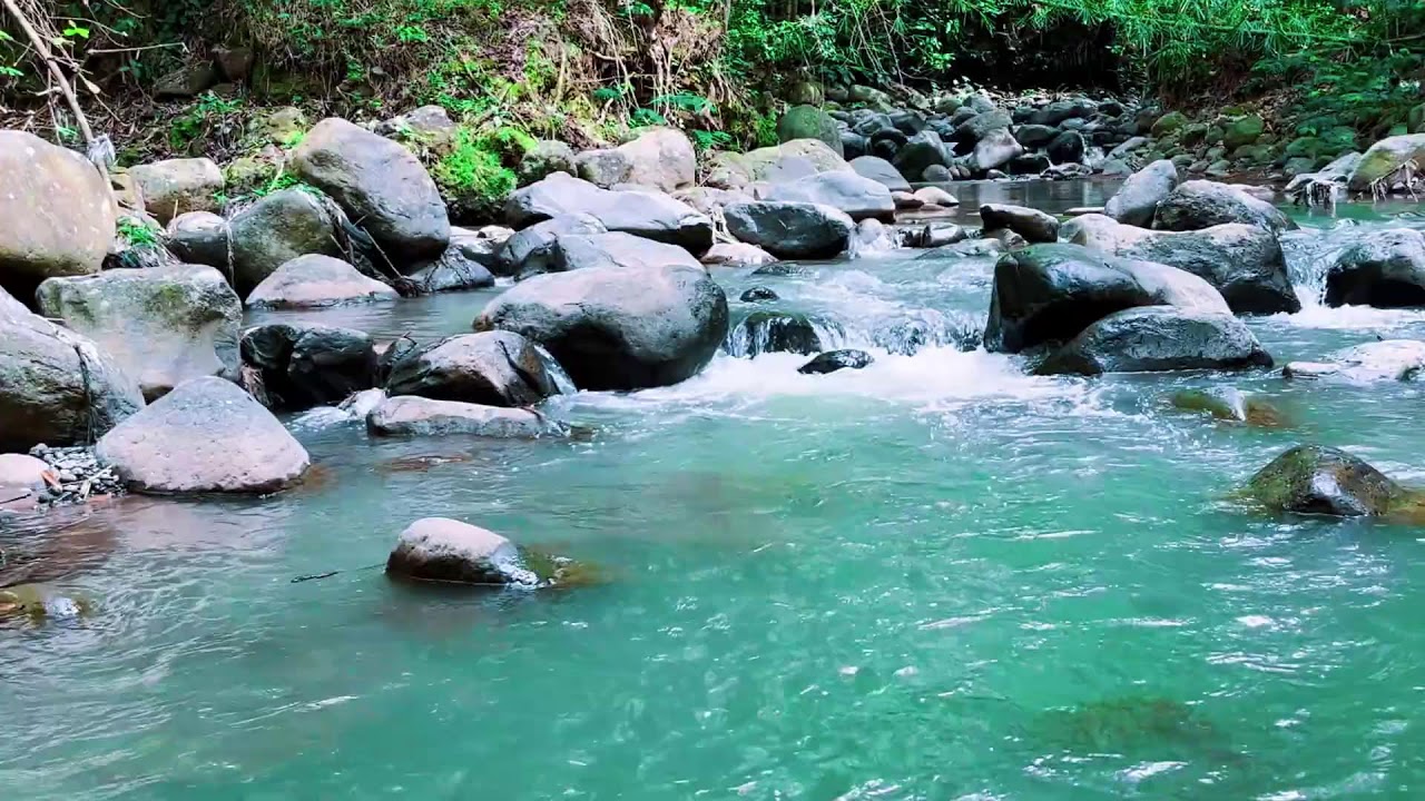 Peaceful River Flowing 4K UHD Nature Ambience for Meditation Focus Sleep and Relaxation Mind