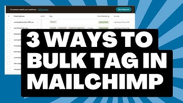 Bulk Tagging in Mailchimp: 3 Easy Ways to Organize Contacts Efficiently