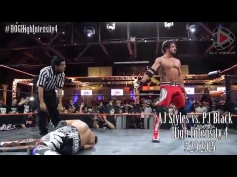 [FREE DREAM MATCH] AJ Styles vs. PJ Black (Justin Gabriel) - House of Glory Wrestling