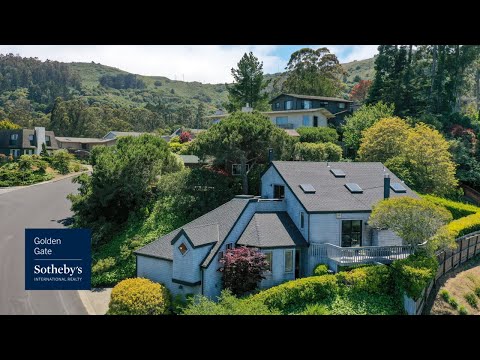 24 Lincoln Drive, Sausalito, CA home video tour