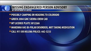 Missing/Endangered Person Advisory issued for 15-year-old Helena girl