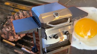 Best Compact Grill | R.W.FLAME G20B Propane Gas Grill with 2 Burners