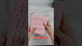 Full macrame bag tutorials are on my channel if you want to learn how to make them #macrame #bag