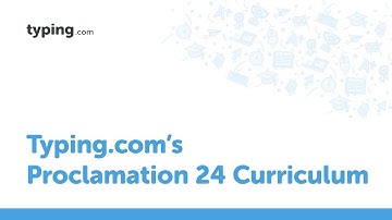 Proclamation 2024 Curriculum in Typing.com