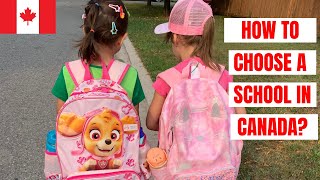 How to choose a school for your kids in Canada | Is Education FREE in Canada