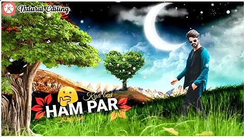 Natural BG With Trees 🌳 Editing Video Tutorial in KineMaster App