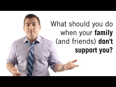 Video: The Family Does Not Support, What Should I Do?