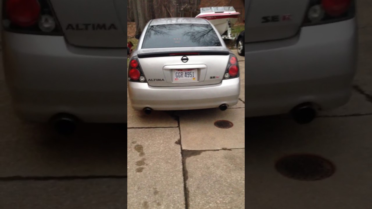 05 Altima se-r exhaust