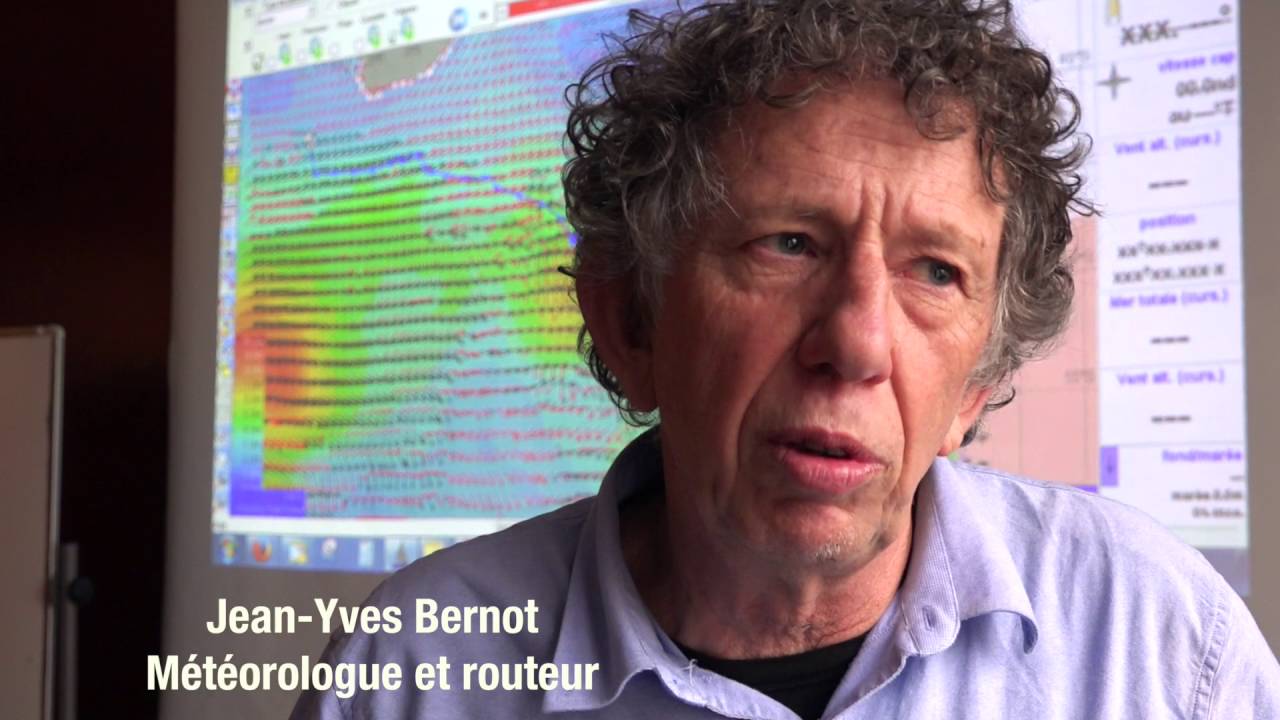 Stage météo pour Jean-Pierre Dick.