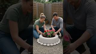 Amazing Tire Garden Makeover | Creative DIY Garden Ideas That Will Inspire You! 🌿♻️