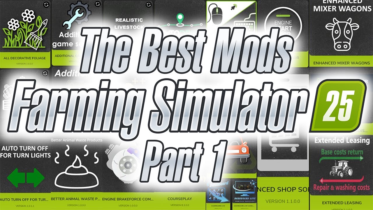 Лучшие моды для Farming Simulator 25 (часть 1) ТОЛЬКО ДЛЯ ПК