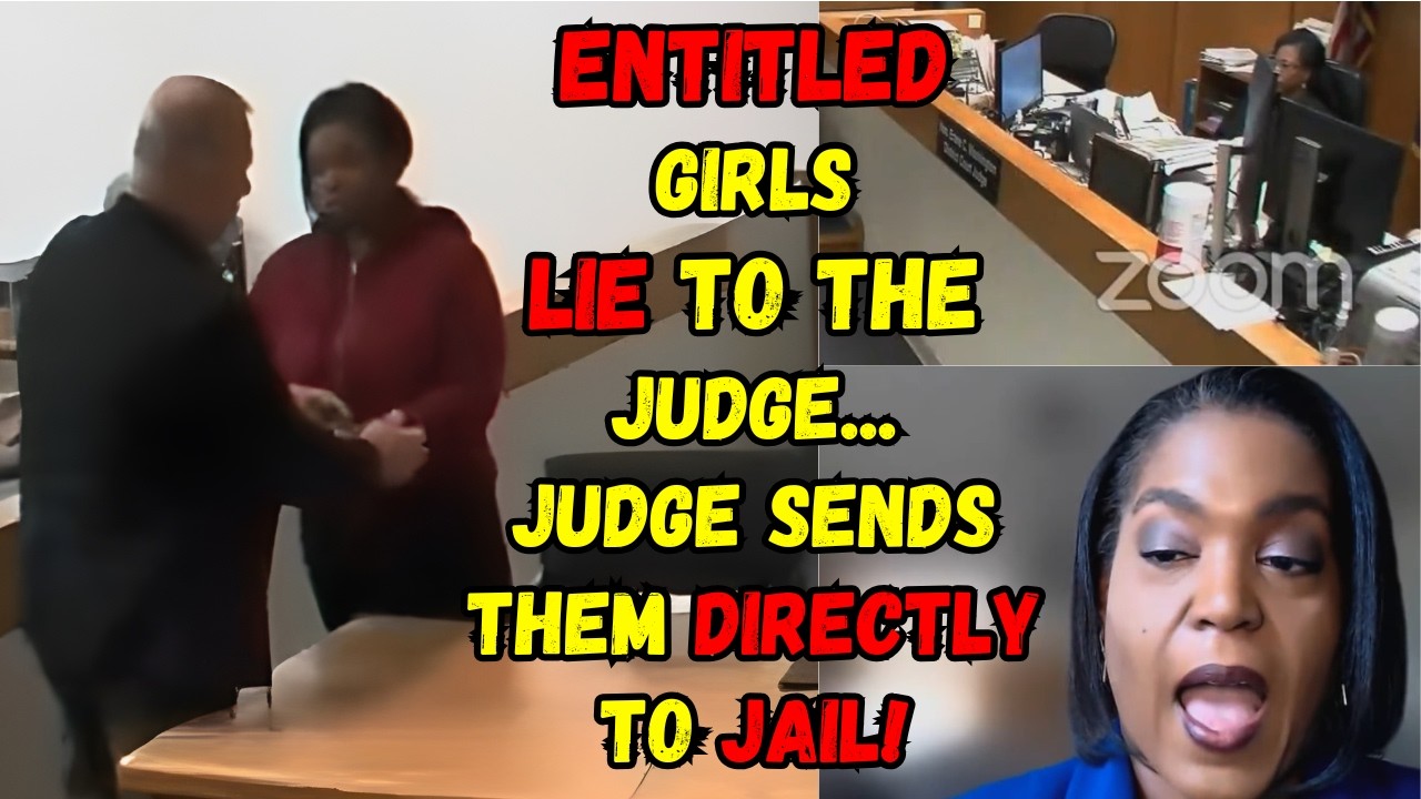 Judge Jails TWO ENTITLED Girls for Lying to Her Throughout Their Trial! They Show NO Remorse!