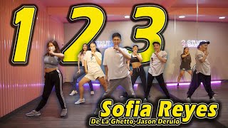 1, 2, 3 - Sofia Reyes, De La Ghetto, Jason Derulo | Golfy Dance Fitness \/ Dance Workout