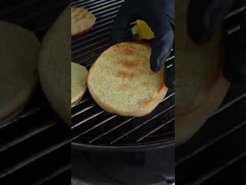 Hamburguesa de camarón.
