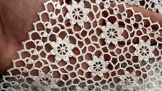 Beautiful Crochet Motif, New Crochet Pattern For Crochet runner, Crochet Blanket, Crochet Tablecloth