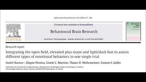 Integrating the open field, elevated plus maze and LD box to assess different types of emotional