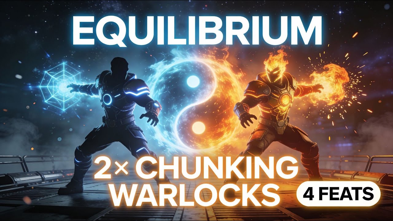 destiny 2 equilibrium two chunking warlocks and song of flame, 4 feats