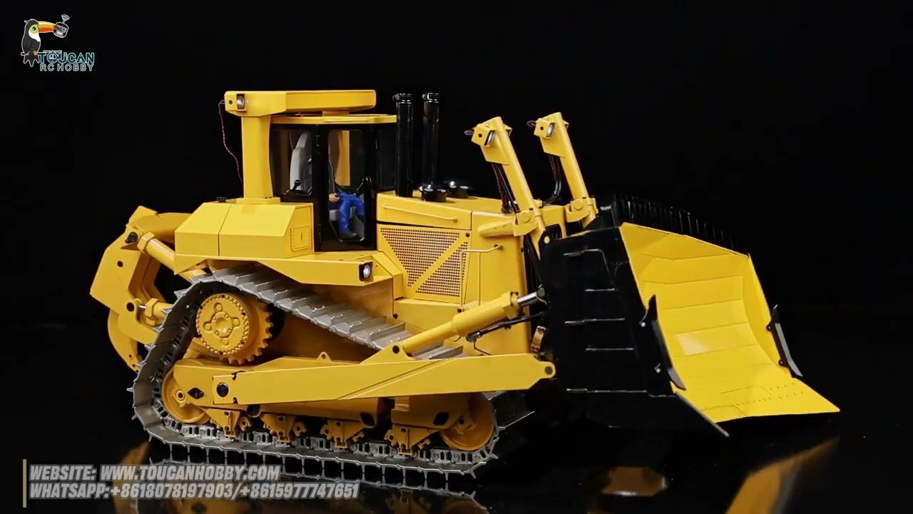 JDModel 98Ultra 1/14 Metal Remote Controlled Bulldozer Hydraulic