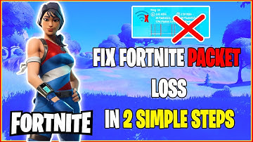 How to FIX Packet Loss (FORTNITE 2 SIMPLE WAYS) *ZERO PACKET LOSS*