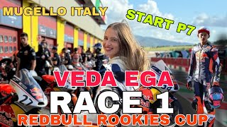 VEDA EGA PRATAMA Menuju Race 1 Redbull Rookies Cup Mugello 2024 | Race 1 Start P7