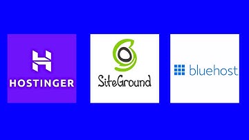 Bluehost vs Hostinger vs SiteGround – Best Web Hosting in 2025