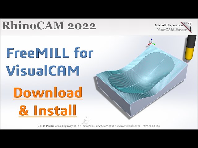 Download & Install Quick Start, FreeMILL , RhinoCAM 2022