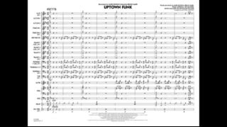 Uptown Funk arranged by Michael Sweeney chords