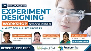 Experiment Designing Workshop - Learn How to Design your Experiments Effectively