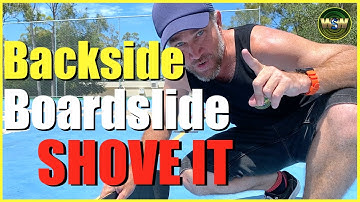 Backside boardslide shove it ~ (Skateboarding Progression)