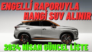 Engelli Raporuyla Alınabilecek Araçlar 2024 Ötv İndirimiyle Hangi̇ Suv Araçlar Alınabilir ?