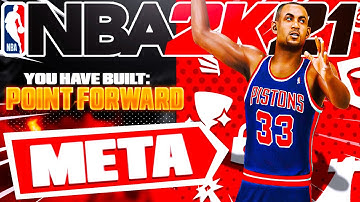*CONTACT DUNKS* ON A POINT FORWARD BUILD ON NBA 2K21! META BUILD SERIES VOL. 20