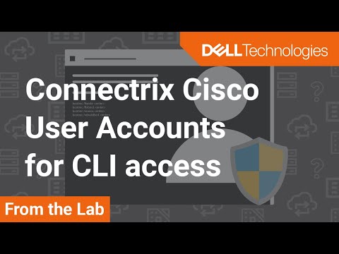 How to create Connectrix Cisco MDS Switch user accounts for CLI access