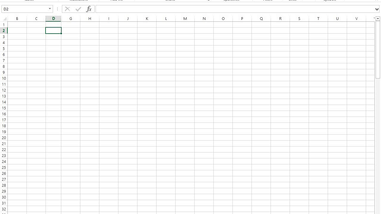 1 2 Microsoft Excel Interface - YouTube