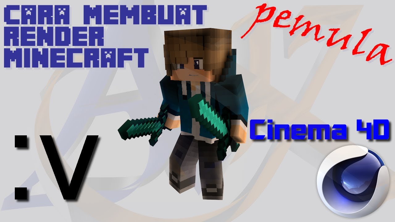 Cara Membuat Render Minecraft Untuk Pemula - Tutorial Cinema 4D Pc ...