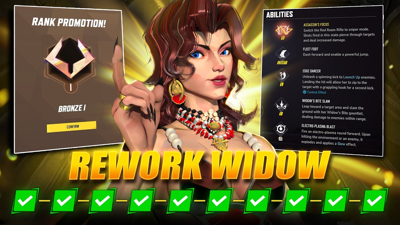 I Did My Placements With ONLY Reworked Black Widow in Marvel Rivals