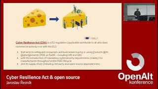 Cyber Resilience Act & open source (Jaroslav Řezník)