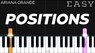 Ariana Grande - Positions Easy Piano Tutorial